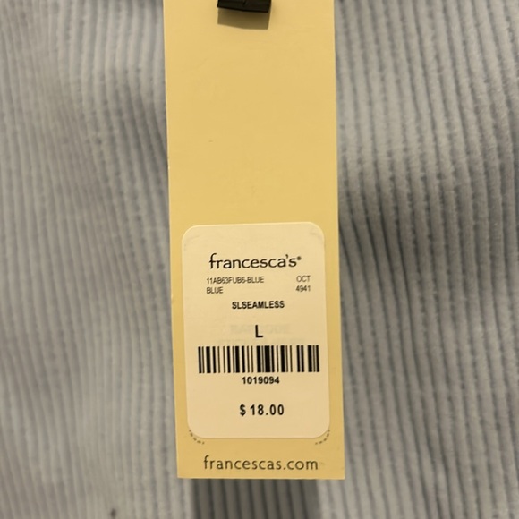 Blue Spaghetti Strap Tank - Picture 3 of 3